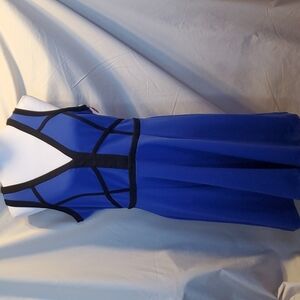 Nicole Miller Windowpane Dress SZ 12